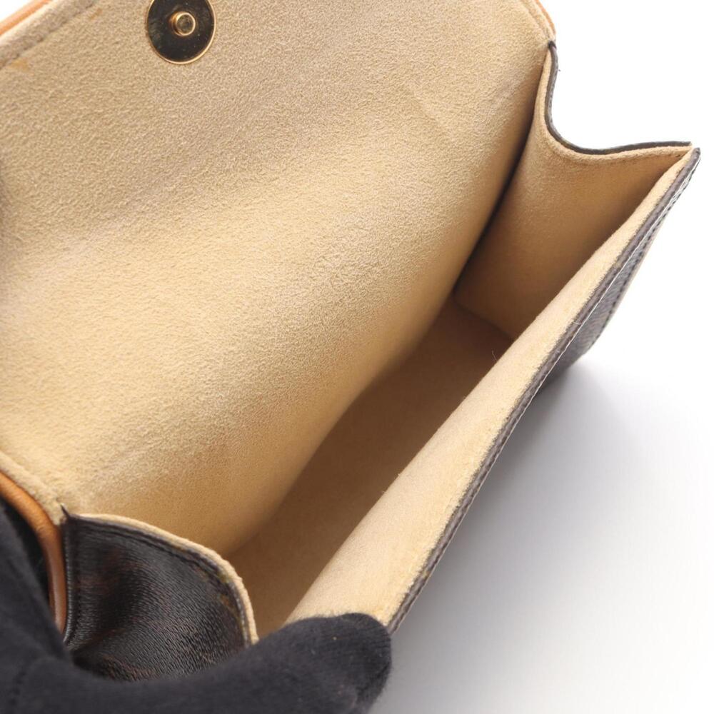 LOUIS VUITTON Authentic Brown Monogram Leather Pochette Fanny Pack - Picture 3 of 13